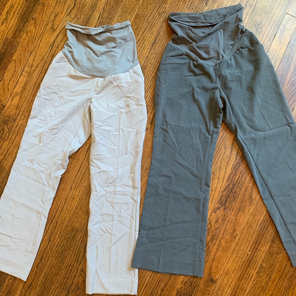 Petite maternity dress pants